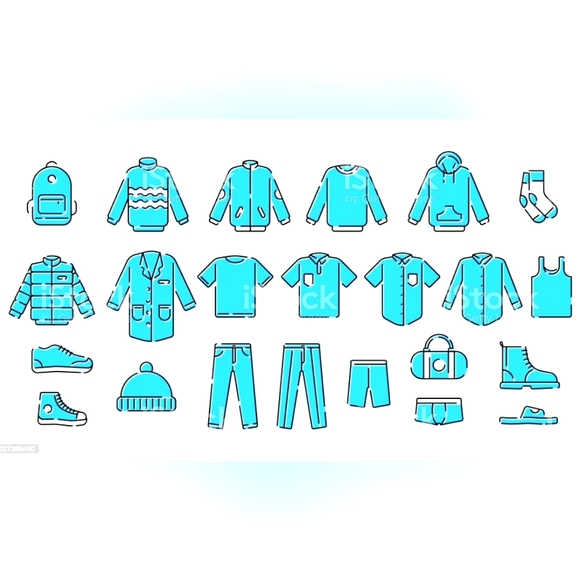 Assorted clothing items and accessories in men's sizing - Picture 1 of 1